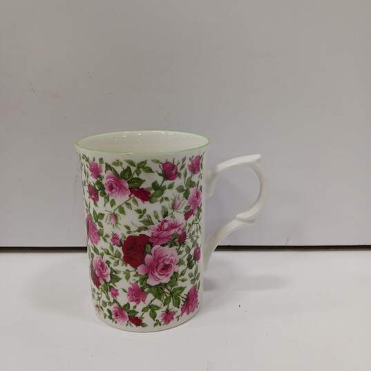 2 Rose of Elegance Fine Bone China Tea Cups image number 8