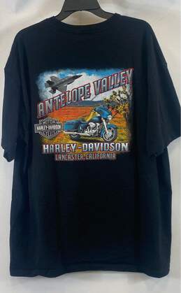 Harley Davidson Men's Black Graphic T-Shirt- 2XL alternative image
