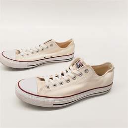 Converse All Star Chuck Taylor OX Low Top Sneakers Shoes in Natural White Canvas - Unisex M 10 WM 12 alternative image