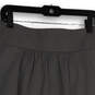 Womens Gray Stretch Pleated Front Side Zip Knee Length A-Line Skirt Size 6 image number 4