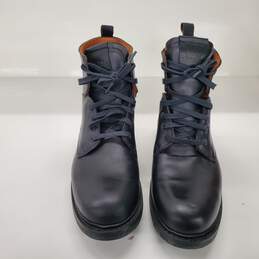 Allen Edmonds Black Leather Weatherproof Lace Up Boots Men's Size 10 alternative image