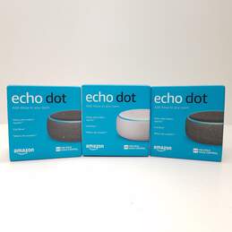 Bundle of 3 Echo Dot Smart Speakers