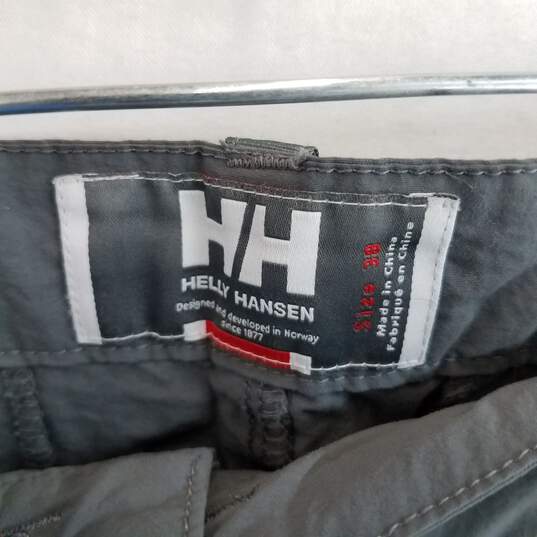Men's Helly Hansen gray cargo shorts size 38 image number 2