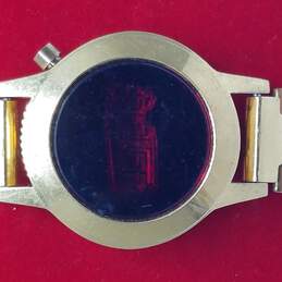 Vintage Digital LED Gold Tone Watch