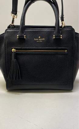 Kate Spade Leather Chester Street Small Allyn Satchel Black