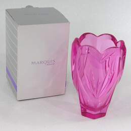Marquis Waterford Sweet Memories Pink Crystal Vase IOB Made In Germany