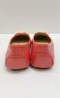Michael Kors Orange Leather Ballet Flats Loafers Shoes Size 8 M image number 4