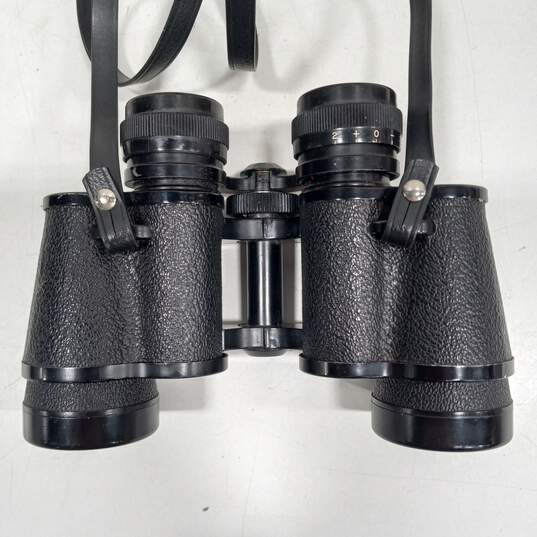Vintage Mercury 7x35 Extra Wide Angle Fully Coated Optics Binoculars In Case image number 7