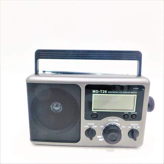 Greadio MD-T26 AM/FM/SW 3 Band Receiver Radio Battery & AC Power image number 2