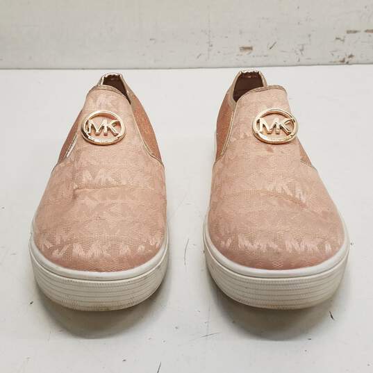 Michael Kors Araceli Glitter Canvas Slip on Sneakers Shoes Women's Size 4 M image number 5