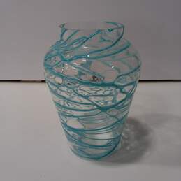 Textured Glass  Flower Vase