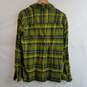 Marmot green flannel plaid button up shirt men's M image number 2