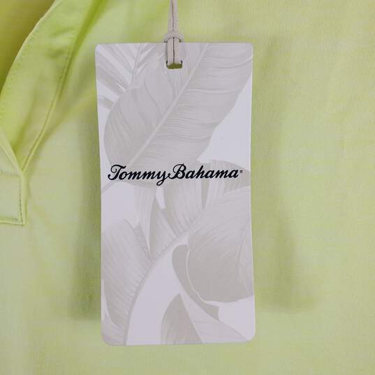 Tommy Bahama Women Lime Polo M NWT image number 3