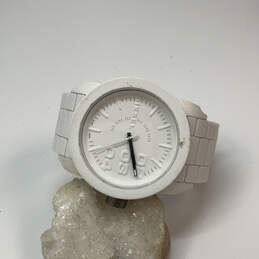 Designer Diesel DZ-1436 White Stainless Steel Round Dial Analog Wristwatch