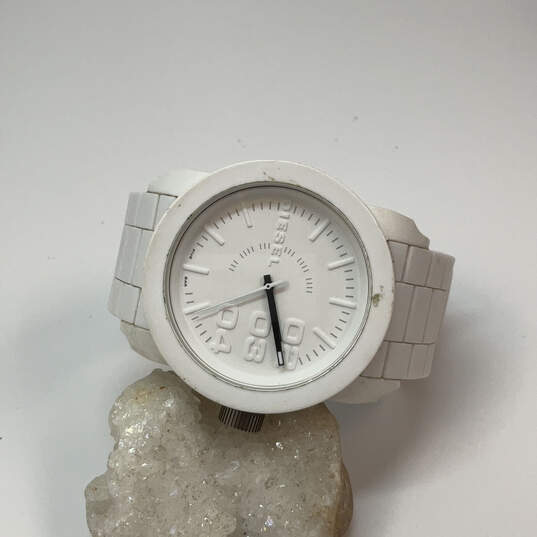 Designer Diesel DZ-1436 White Stainless Steel Round Dial Analog Wristwatch image number 1
