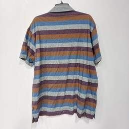 Patagonia Men's Organic Cotton SS Striped Polo Shirt Size XXL alternative image
