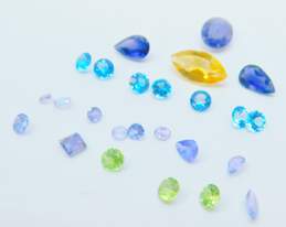 Variety Blue Topaz Quartz & Peridot Loose Gemstone Lot 1.8g alternative image