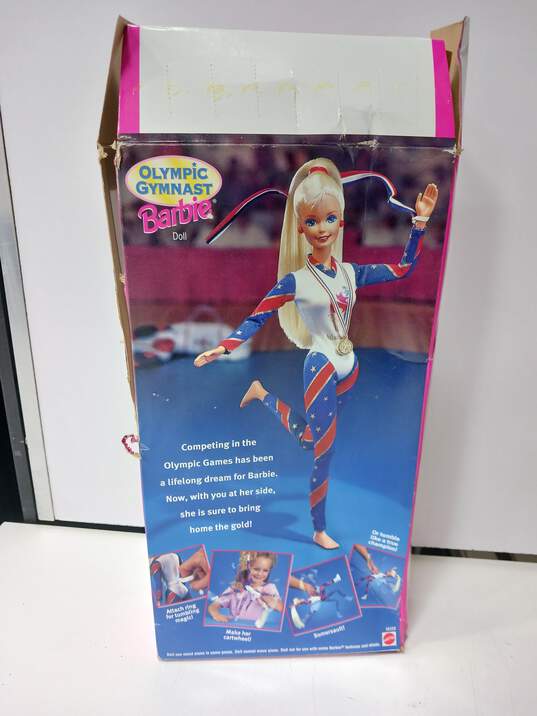Olympic Gymnast Barbie Doll Playset IOB image number 5