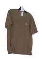 Men's Gray Short Sleeve Crew Neck Casual Pullover T Shirt Size XL image number 1