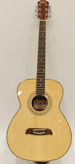 Oscar Schmidt by Washburn Brand OF2 Model Acoustic Guitar w/ Hard Case