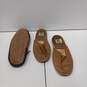 Bruno Magli Unisex Brown Leather Slipper Size 9 w/Matching Case image number 1
