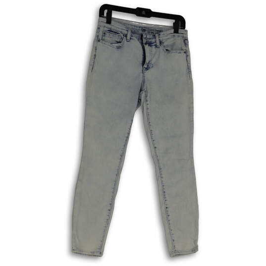 Womens Blue Denim Light Wash Stretch Legging Skimmer Skinny Jeans Size 6 image number 1