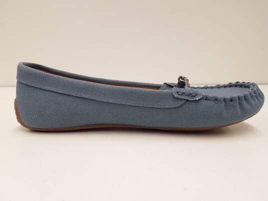 Lucky Brand Blue Textile Upper Women Flat US 9 image number 3