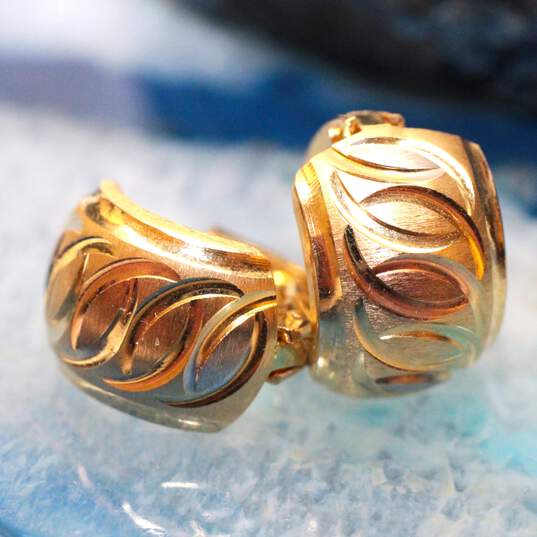 14K Yellow Gold Earrings image number 1