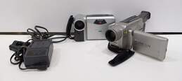 2pc Set of Sharp Movie Cameras w/Accessory
