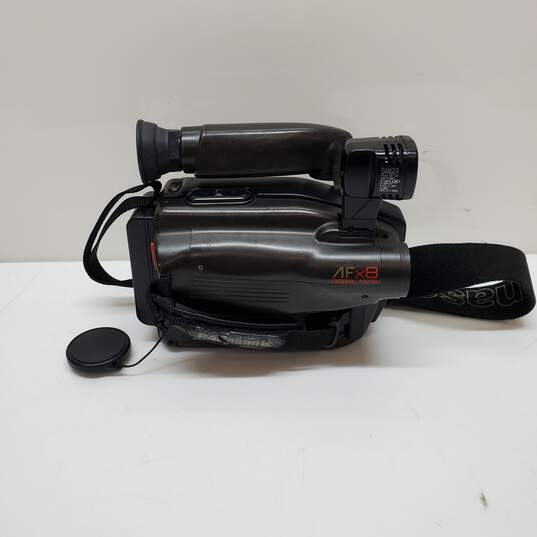 UNTESTED Vintage Panasonic Palmcorder AFX8 Camcorder with Case & Changer image number 5