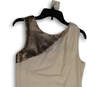 Womens Gray Sleeveless V-Neck Sequin Stretch Pullover Sheath Dress Size M image number 4