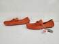 H&M Orange Suede Loafers Size 8.5 NWT image number 1