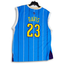 Mens Blue White NBA New Orleans Anthony Davis #23 Basketball Jersey Size XL alternative image