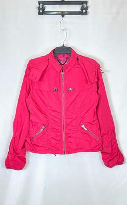 Burberry Women Pink Hooded Jacket Size 10