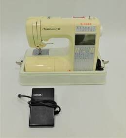 Singer Quantum CXL Embroidery Sewing Machine w/ Pedal, Power Cord & Case