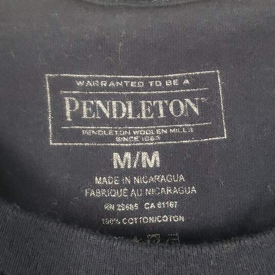 Mens Cotton Regular Fit Crew Neck Short Sleeve Pullover T-Shirt Size Medium image number 4