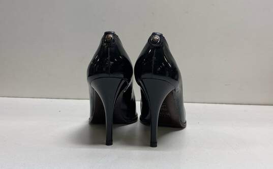 Stuart Weitzman Patent Leather Heel Pumps Black 7 image number 5