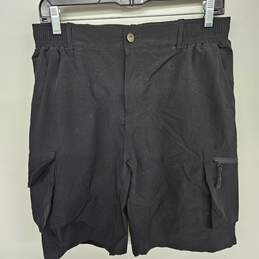 Black Hiking Cargo Shorts