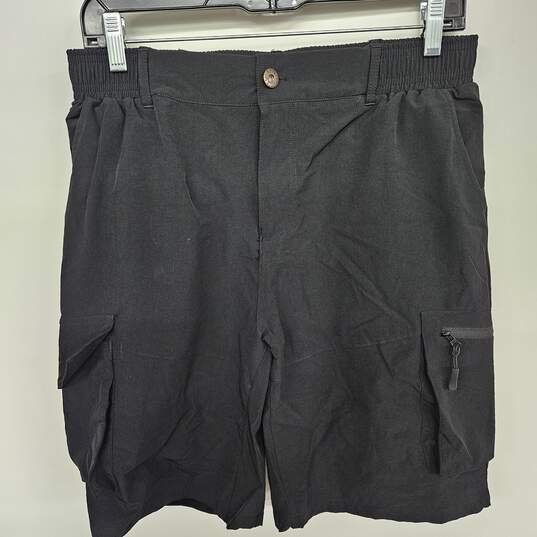 Black Hiking Cargo Shorts image number 1