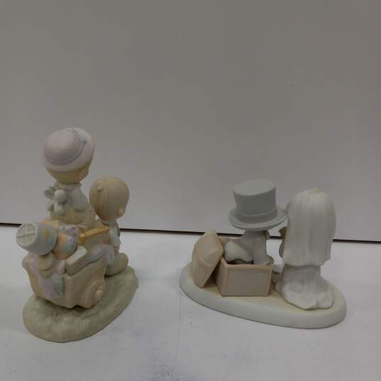 Bundle of 2 Assorted Precious Moments Porcelain Figurines IOB image number 3