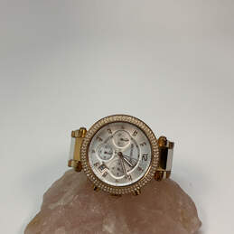 Designer Michael Kors Parker MK5774 Gold-Tone Chronograph Analog Wristwatch