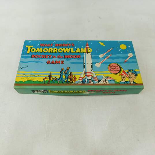 Vintage Walt Disney's Tomorrowland Rocket to the Moon Board Game image number 4