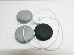 Lot of  3 Google Home Mini Smart Speakers