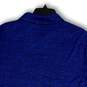 Mens Blue Heather Short Sleeve Stretch Spread Collar Golf Polo Shirt Sz XL image number 4