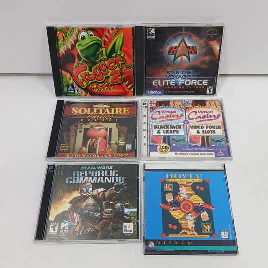 Bundle of 6 Assorted PC Video Games image number 1