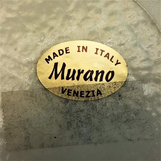 Murano Venezia  Iridescent  Table Top Folded Art Glass Bowl image number 7