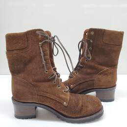 Ralph Lauren Suede Leather Lace-Up Boot Size 9.5