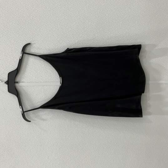 Giorgio Armani Womens Black Round Neck Sleeveless Pullover Tank Top Size 12 image number 1