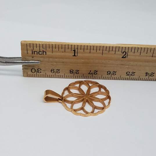 14k Gold Seed of Life Pendant 5.7g image number 6