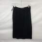 Authenticated Oscar De La Renta Black Velvet Skirt Women's Size 6 image number 1
